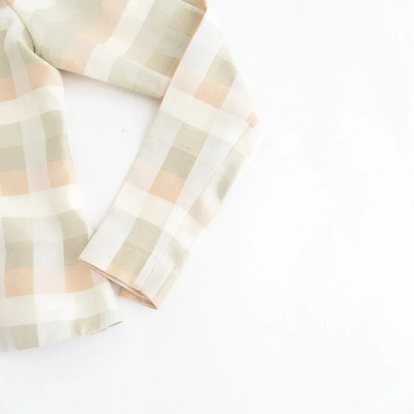 Vintage Sheri Martin New York made in U.S.A. Three  Button Checker Blazer 8 - Picture 6 of 13